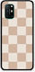 Smartfits Latte Cream Striped Checks Oneplus 8t Θήκη