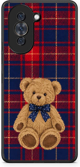 Smartfits Teddy Bear On Red Navy Tartan Huawei Nova 10 Θήκη
