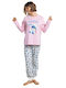 Admas Set de Pijama de Iarnă pentru Femei Roz