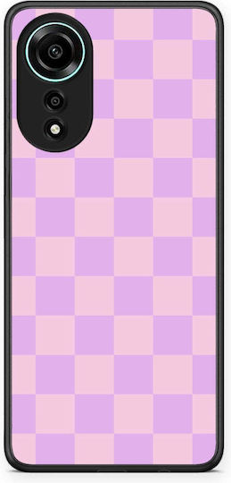 Smartfits Lavender Pink Checkerboard Oppo A78 4g Θήκη