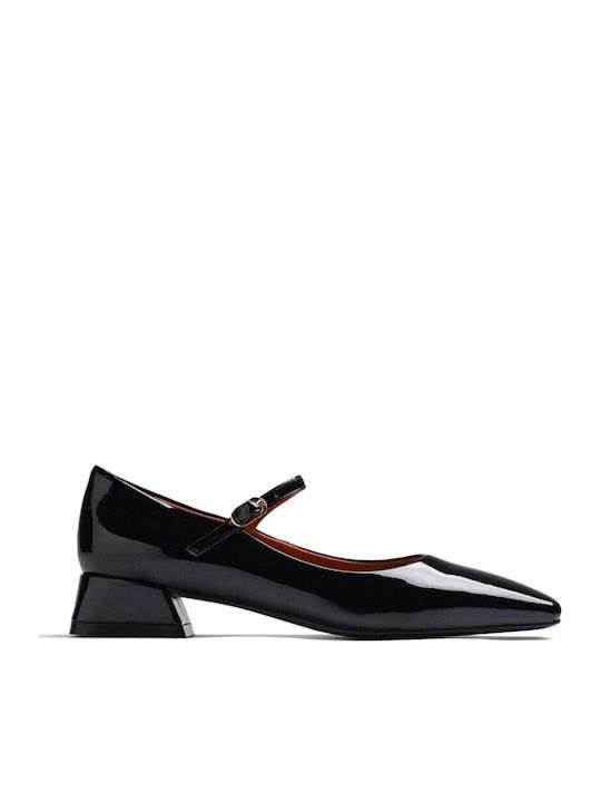 Gioseppo Δερμάτινες Γόβες με Λουράκι Black Patent