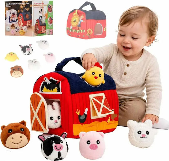 Fabric Stacking Toy with Sounds for 6+ Months