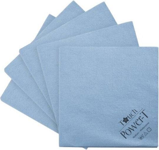 5-Piece Blue General-Purpose Nanofiber Power-t Tts 40x40cm