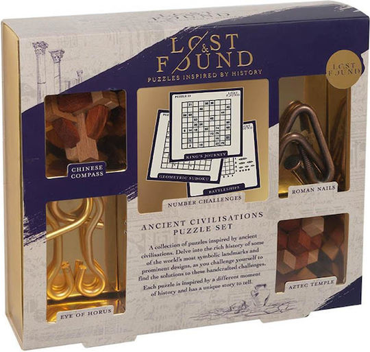 Professor Puzzle Lost-and-Found-Rätsel – Antike Zivilisationen, 5 Teile