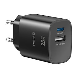 Swissten GaN Charger Without Cable with USB-A P...