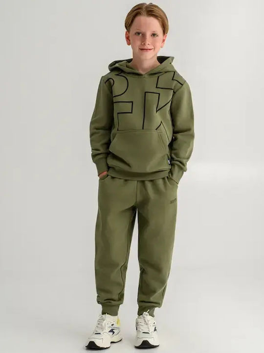 Kinder Jogginganzug-Set Khaki 2-teilig