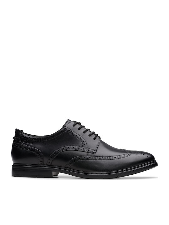 Banbury Tip Δερμάτινα Ανδρικά Oxfords Μαύρα