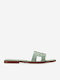 Lily Leather Women's Sandals Beige