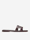 Chrisee Leather Women's Sandals Brown