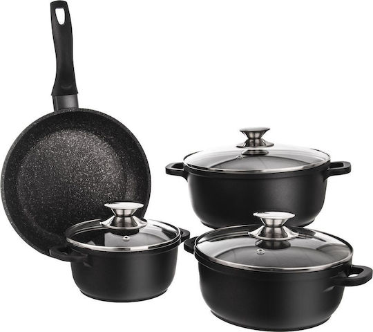 Orion SteweHome Töpfe Set aus Aluminium mit Antihaftbeschichtung 7 Teile Orion SteweHome Töpfe Set aus Aluminium mit Antihaftbeschichtung 7 Teile