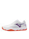 Mizuno Wave Enforce Court 2 Γυναικεία Παπούτσια Τένις Λευκά