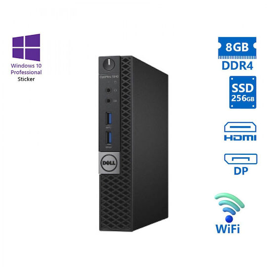 OptiPlex 7040 Recondiționat Calitate A (Core i5-6500T/8GB/256GB SSD/W11 Pro)