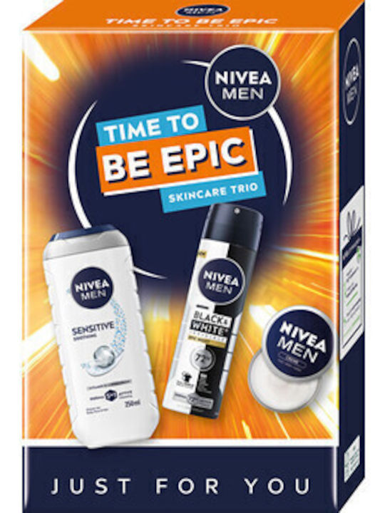 Homme Time to Be Epi Σετ Περιποίησης για Καθαρισμό Σώματος & Ενυδάτωση 3τμχ