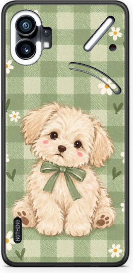 Smartfits Puppy Daisies On Sage Gingham Hülle für Nothing Phone 1