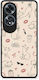 Smartfits Minimal Cat Fashion Doodles on Cream Oppo A60 4G Case