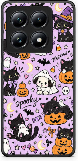 Smartfits Halloween Black Cats On Lilac Xiaomi 14t Pro Θήκη