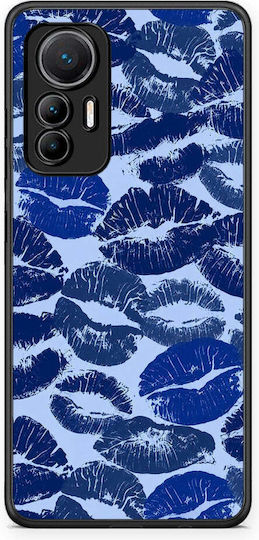 Smartfits Husă Blue Lipstick Kisses pentru Xiaomi 12 Lite 5G