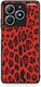 Smartfits Animal Red Leopard Realme C61 Case