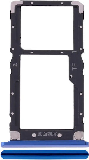 Dual Sim Card Tray Xiaomi Mi 8 Lite Aurora Blue