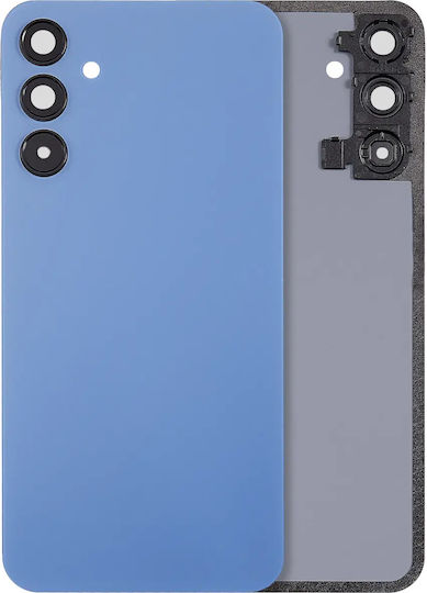 Заден Капак С Камера И Леща За Samsung Galaxy A15 5G A156 2023 Без Лого Aftermarket Plus Оптимистично Синьо
