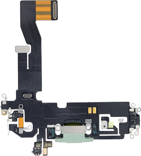 Лентов кабел за порт за зареждане iPhone 12 Aftermarket Plus Зелен