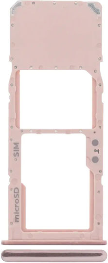 Единична SIM поставка Samsung Galaxy A71 A715 2020 Prism Crush Розова