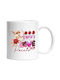 Cupid's Brewing Co. Love Points, Prepare, Brew, Valentine's Day, Roses, Bouquet, Pink, Red, Love, Arrow White Ceramic Mug 330ml (Personalized)