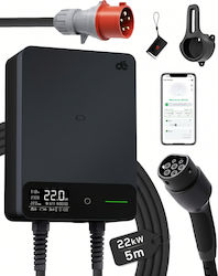 Wallbox Φορτιστής 11kW με Ενσωματωμένο Καλώδιο Type 2 Wallbox Φορτιστής 11kW με Ενσωματωμένο Καλώδιο Type 2