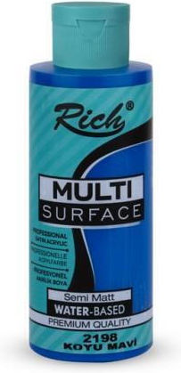 Rich 120 ml Multi-Surface-Hybridfarbe Dunkelblau