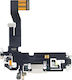 Charging Port Flex Cable Iphone 12 Pro Aftermarket Plus Silver