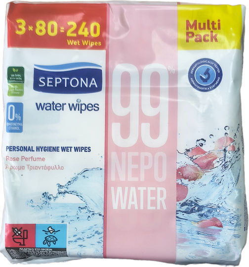 Baby-Feuchttücher mit 99% Wasser ohne Alkohol & Parabene