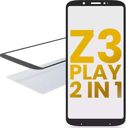 2 в 1 Предно Стъкло с Предварително Поставено OCA за Motorola Moto Z3 Play XT1929 2018
