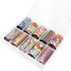 Global Fashion Foil Set 10 Pieces Colored 36
