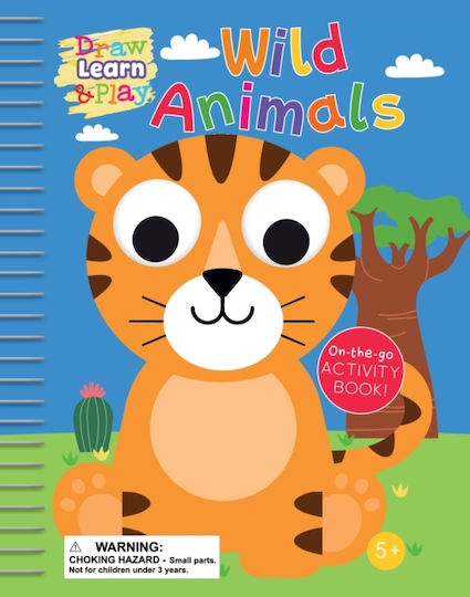 Draw Learn & Play Wild Animals - Buddy And Barney Ltd - Hardback