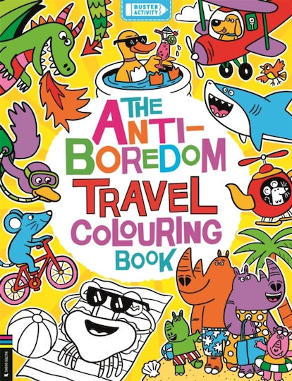 Anti-boredom Travel Colouring Book - Michael O'mara Books Ltd - Paperback / Softback