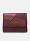 Stoff-Damenbrieftasche Bordeaux