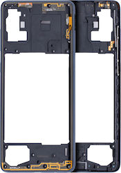 Mittelrahmengehäuse Samsung Galaxy A71 A715 2020 Aftermarket Plus Prism Crush Schwarz Mittelrahmengehäuse Samsung Galaxy A71 A715 2020 Aftermarket Plus Prism Crush Schwarz