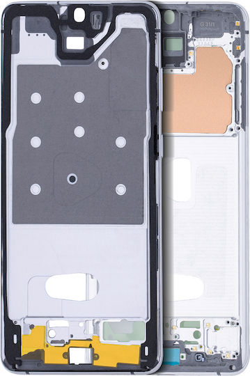 Ramă mediană pentru Samsung Galaxy S20 Plus, Alb Noros