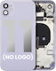 Back Housing W Small Components Pre-installed Iphone 11 No Logo Aftermarket Plus Purple