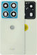 Ansamblu Inserție Capac Spate Motorola Razr Fold Xt2651 2026 Original OEM Alb Crin