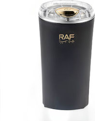 Raf Ηλεκτρικός Μύλος Καφέ 200W και Επίπεδα Άλεσης Μαύρος