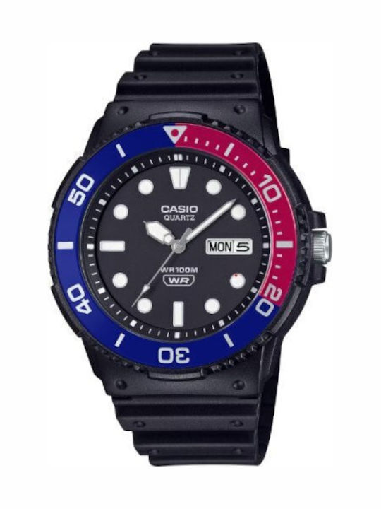 Casio Men's Battery-Powered Watch with Black Ru...