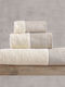 Rythmos Bath Towel Set 3 pcs Ecru-Beige 500 g/m² Weight