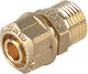 Male Plastic Pipe Fitting 22 X 3.0 X 3/4''