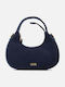 Damenhandtasche Aus Stoff / Crossbody Dunkelblau