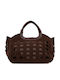Braune Damenhandtasche