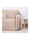 Viersitzer-Sofaüberwurf 180x350 Naf-naf Highline Dunkelbeige 358-135