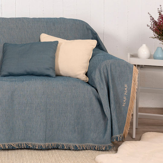 Покривало за фотьойл 180x180 Naf-naf Highline Denim 358-154