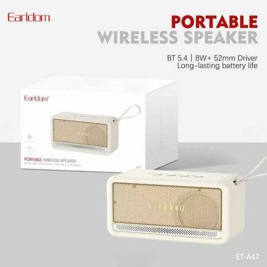 Ηχείο Bluetooth 8W Μπεζ ET-A47