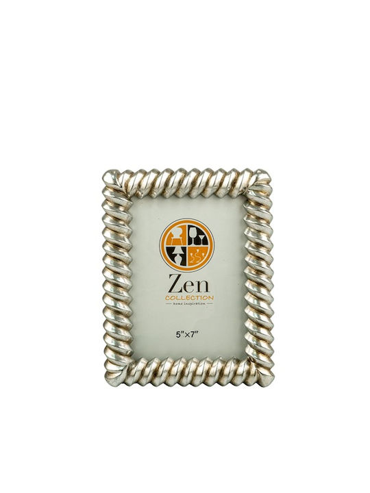 Zen Collection Plastic Photo Frame with Silver ...